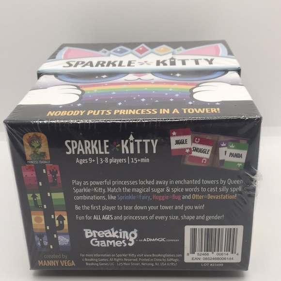 Sparkle Kitty Nobody Puts Princess in a Tower Card Game New Sealed - Picture 5 of 8